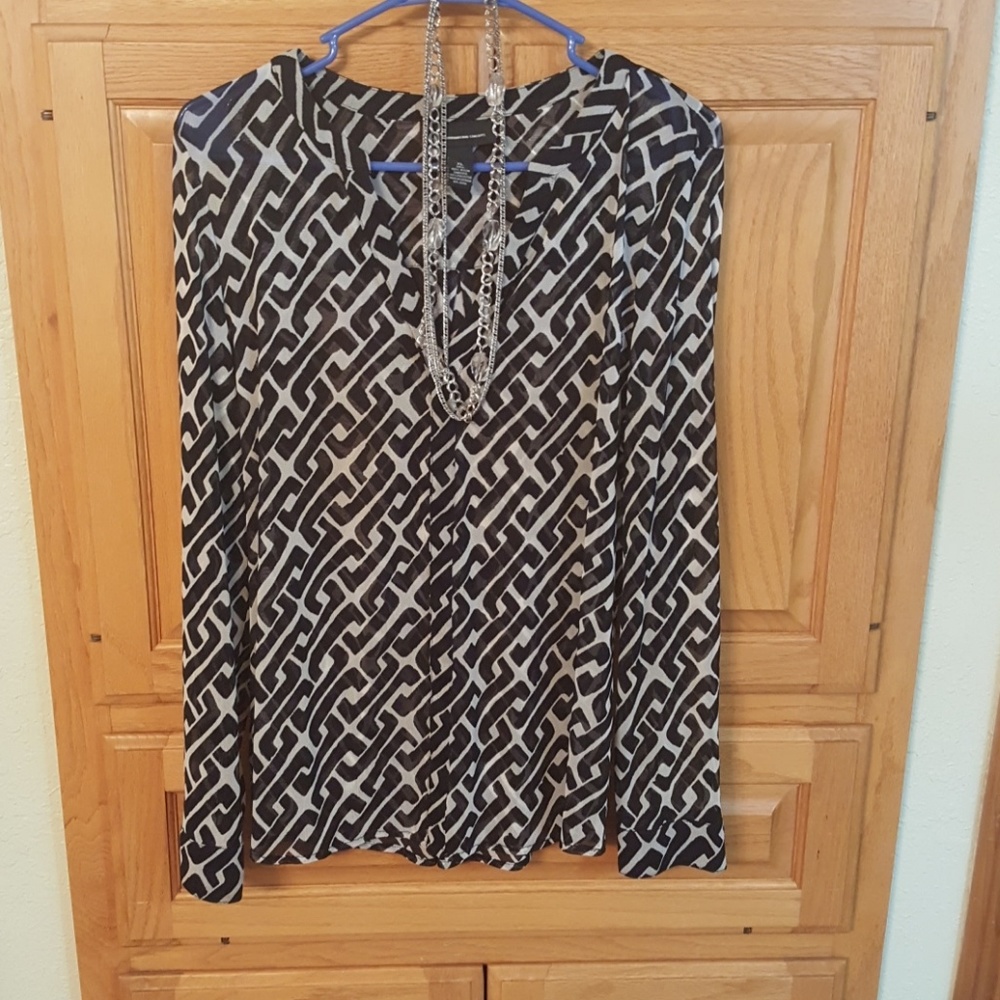 I.N.C long sleeve blouse